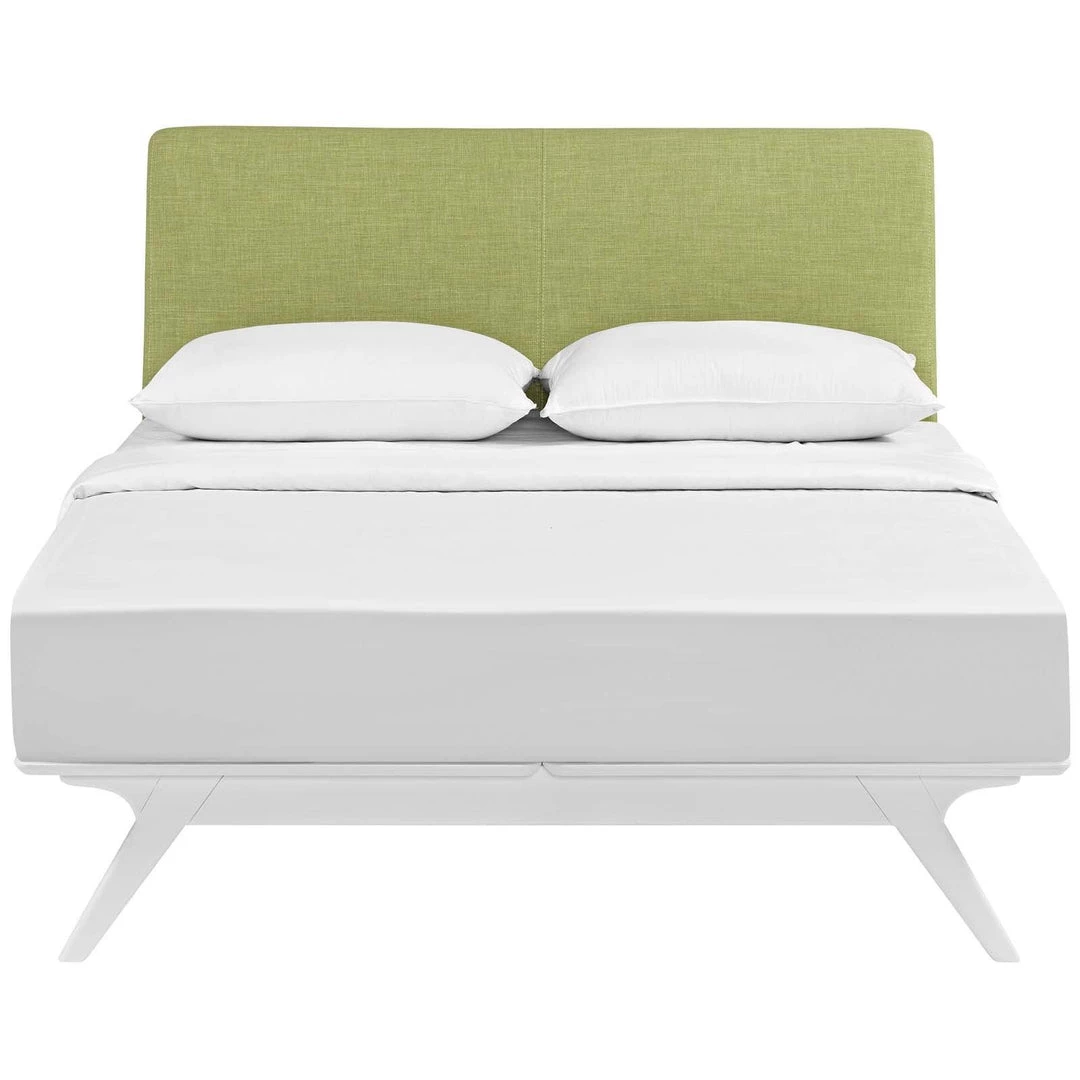 Modway Tracy Queen Bed White Green Beds 4 Modway Tracy Queen Bed White Green Beds