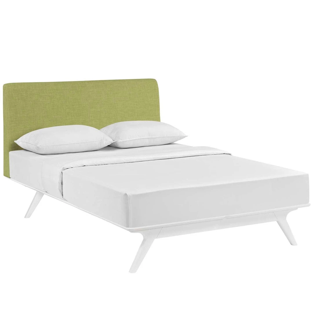 Modway Tracy Queen Bed White Green Beds 1 Modway Tracy Queen Bed White Green Beds