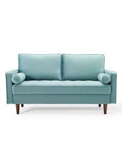Modway Valour Performance Velvet Loveseat Mint 13 Modway Valour Performance Velvet Loveseat Mint