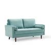 Modway Valour Performance Velvet Loveseat Mint