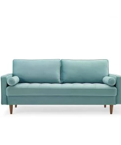 Modway SOFAS Valour Performance Velvet Sofa Mint