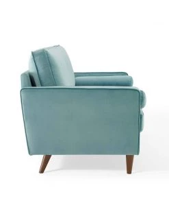 Modway SOFAS Valour Performance Velvet Sofa Mint