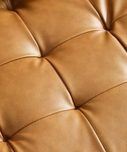 Modway Valour Upholstered Faux Leather Sofa Tan