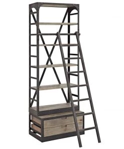 Modway Velocity Wood Bookshelf Brown